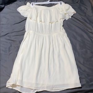 Express Women’s (Off White) off the shoulder dress